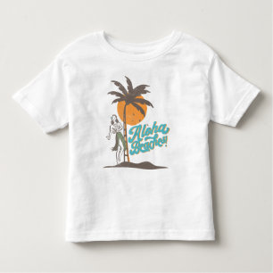 Camiseta Infantil Aloha Beaches Hula Girl Hawaii Retro