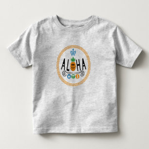 Camiseta Infantil Aloha Pineapple Design - Toddler Fine Jersey T-Shi