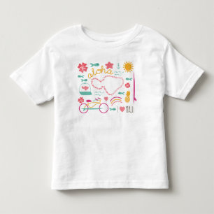 Camiseta Infantil "Aloha t-shirt de Maui"