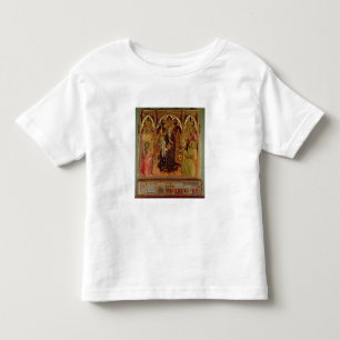 Camiseta Infantil Altarpiece de Madonna da neve, c.1430-32 (