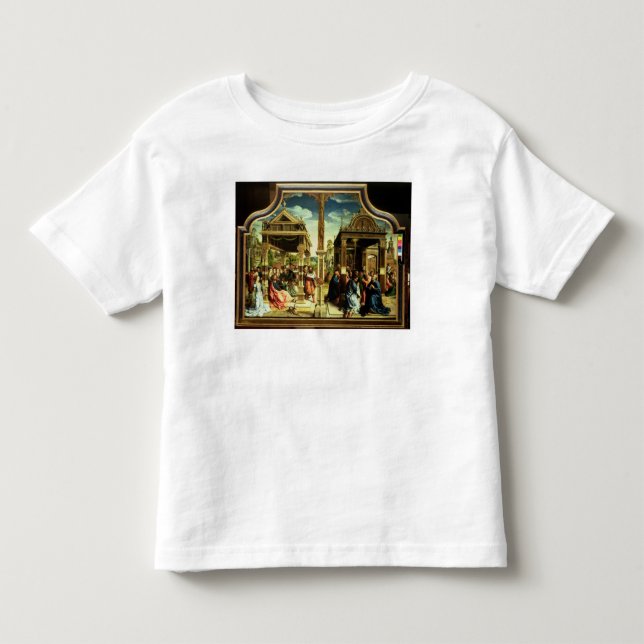 Camiseta Infantil Altarpiece de St Thomas e de St Matthew (Frente)