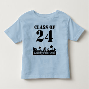 Camiseta Infantil Alteração do Formando pré-escolar para o ano corre