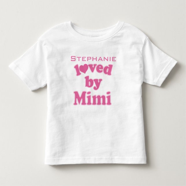 Camiseta Infantil Amado Mimi pelo t-shirt personalizado do neto (Frente)