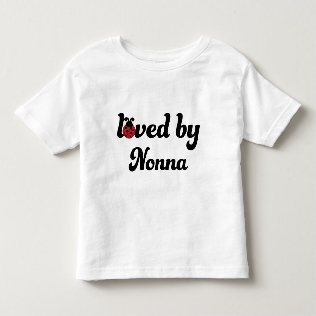 Camiseta Infantil Amado pelo presente de Nonna (Frente)