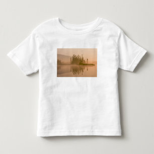 Camiseta Infantil Amanhecer nebuloso no East Inlet, Pittsburg, Novo