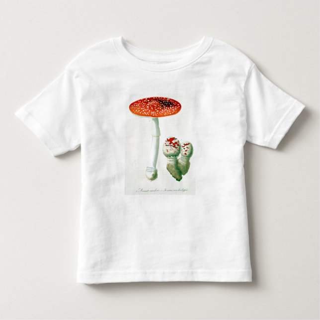 Camiseta Infantil Amanita Muscaria de "Phytographie Medicale" por J (Frente)