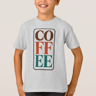 Camiseta Infantil Amante de Café Presente de Café