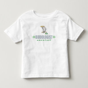 Camiseta Infantil Amante de Pássaros Humorístico Cockatiel