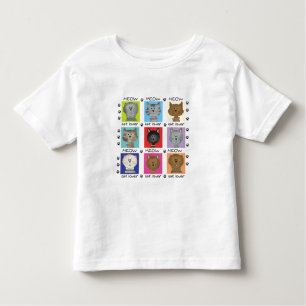 Camiseta Infantil Amante do gato do Meow