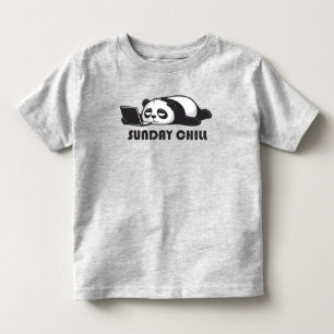 Camiseta Infantil Amante do Panda Chill Panda