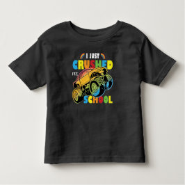 Camiseta Infantil Amantes de Caminhão de Monstro de Graduação em Pré