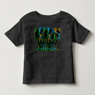 Camiseta Infantil Amantes de cavalos projetam