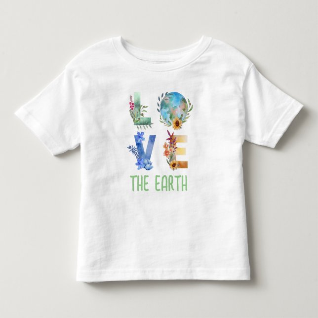 CAMISETA INFANTIL AMAR A TERRA  (Frente)