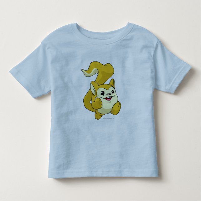 Camiseta Infantil Amarelo de Meerca (Frente)