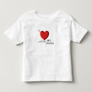 Camiseta Infantil Ame minha Nana
