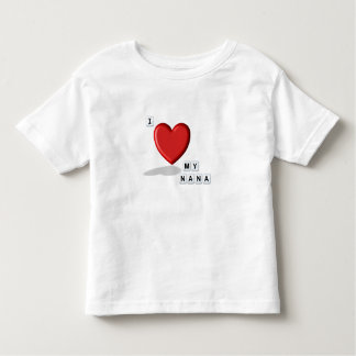 Camiseta Infantil Ame minha Nana