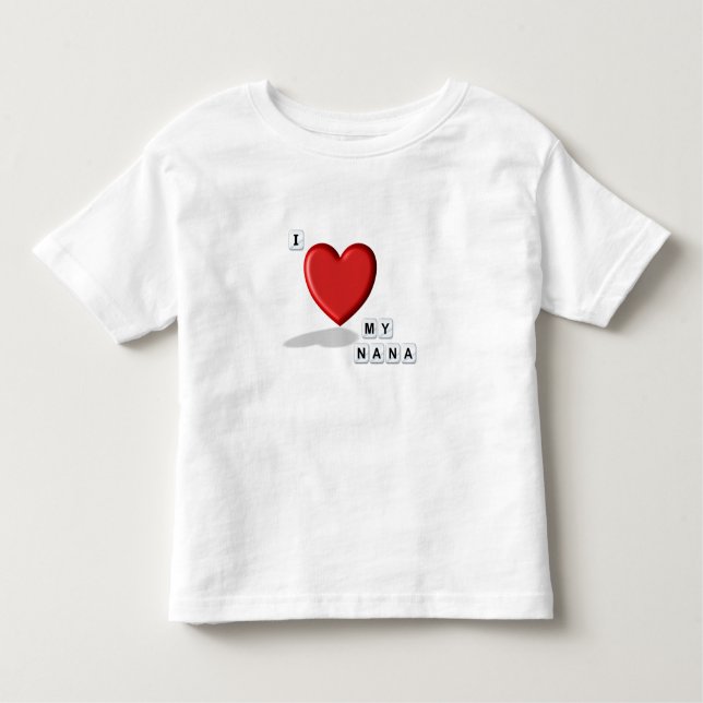 Camiseta Infantil Ame minha Nana (Frente)
