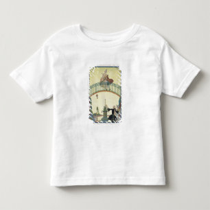 Camiseta Infantil Ame na ponte, ilustração para 'Fetes Galant