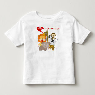 Camiseta Infantil Ame nossos amigos animais