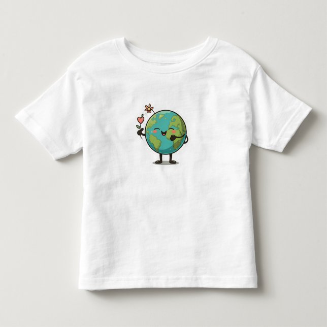 Camiseta Infantil Ame Seu Planeta (Frente)