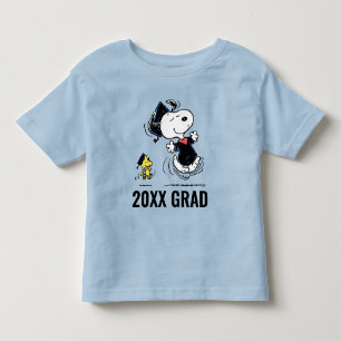 Camiseta Infantil Amendoins   Graduação em Snoopy & Woodstock