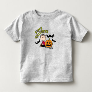 Camiseta Infantil Amendoins Happy Halloween Linus