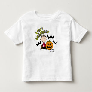 Camiseta Infantil Amendoins   Happy Halloween Linus