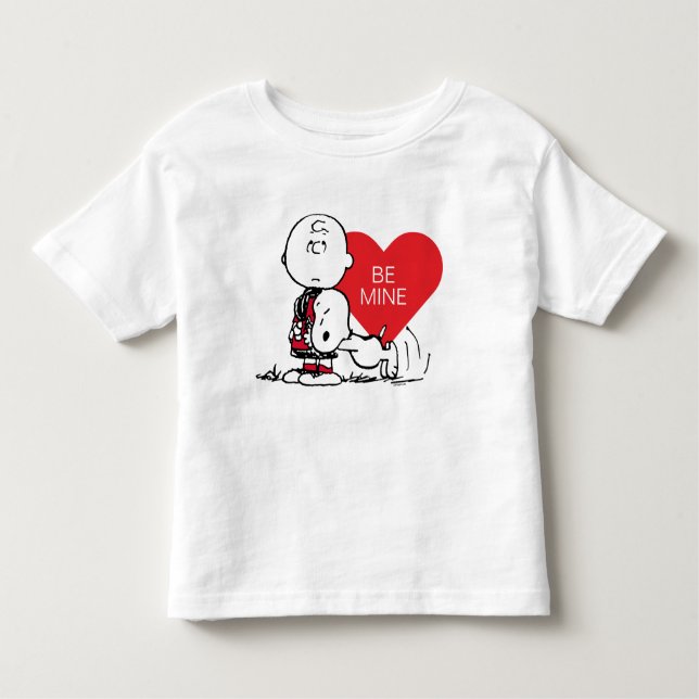 Camiseta Infantil Amendoins | Namorados Snoopy & Charlie Brown (Frente)