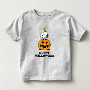 Camiseta Infantil Amendoins   Pumpkin de Pop de Snoopy & Woodstock
