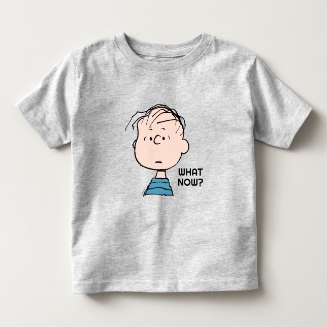 Camiseta Infantil Amendoins | Retrato de Linus (Frente)