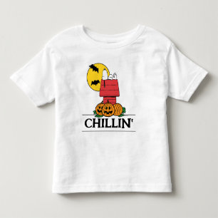 Camiseta Infantil Amendoins Snoopy Halloween Doghouse