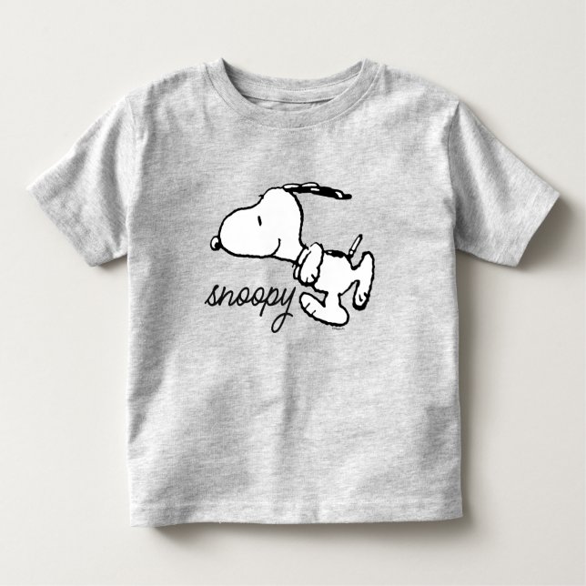 Camiseta Infantil Amendoins | Snoopy Run (Frente)
