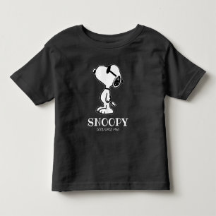 Camiseta Infantil Amendoins Snoopy Sunglass Ponder