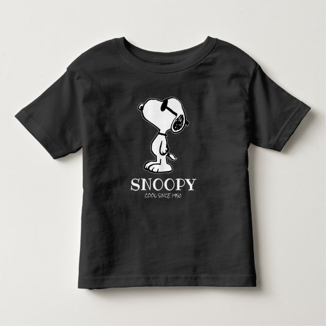 Camiseta Infantil Amendoins | Snoopy Sunglass Ponder (Frente)