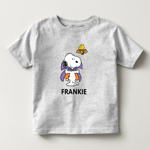Camiseta Infantil Amendoins Snoopy Woodstock Vampiro Halloween