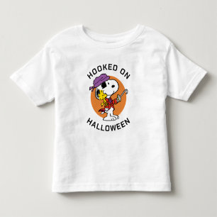 Camiseta Infantil Amendoins Snoopy & Woodstock viciado no Hallowee