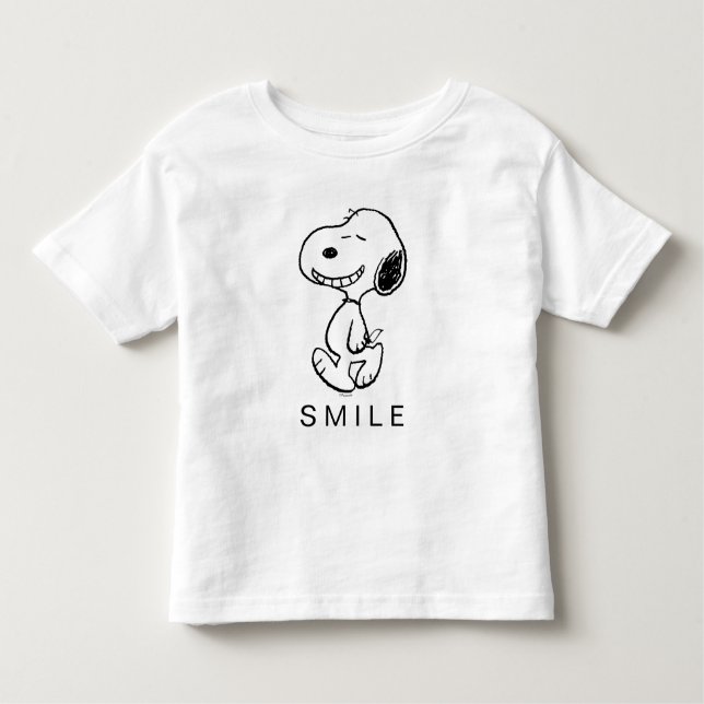 Camiseta Infantil Amendoins | Sorriso de espionagem (Frente)