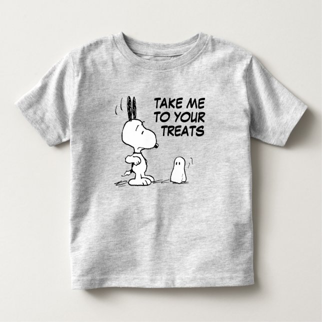 Camiseta Infantil Amendoins | Woodstock Scare Snoopy (Frente)