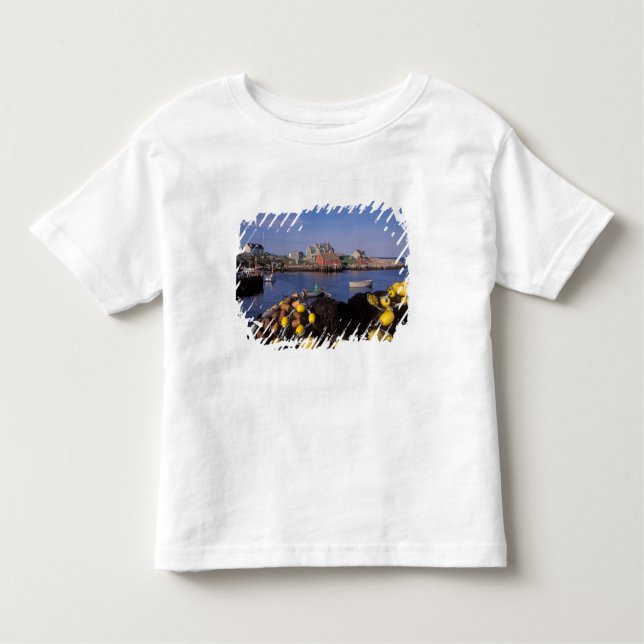 Camiseta Infantil América do Norte, Canadá, Nova Escócia, Peggy (Frente)