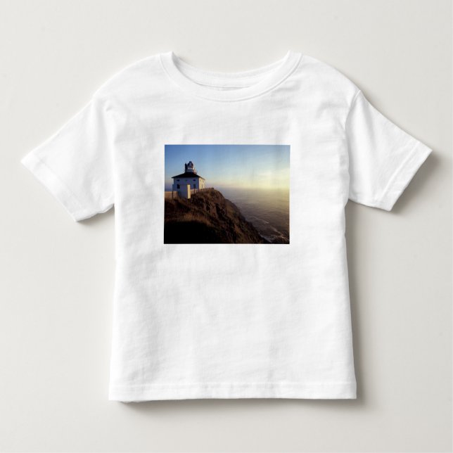 Camiseta Infantil América do Norte, Canadá, Terra Nova, Cabo Spear,  (Frente)
