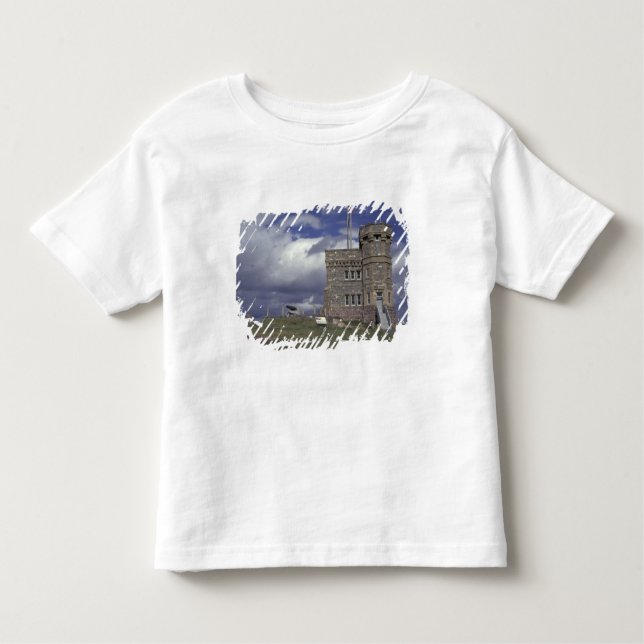 Camiseta Infantil América do Norte, Canadá, Terra Nova, Ruas. (Frente)