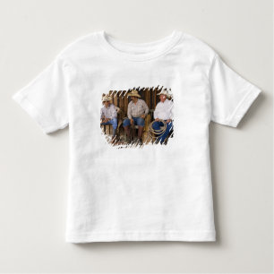 Camiseta Infantil America do Norte, EUA. Vaqueiros que relaxam e