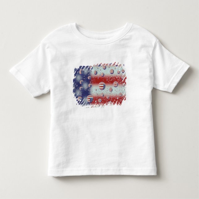 Camiseta Infantil America do Norte, EUA, WA, Redmond, bandeira dos (Frente)