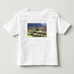 Camiseta Infantil América do Sul - Peru. Trabalho em pedra na cidade