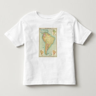 Camiseta Infantil Ámérica do Sul política