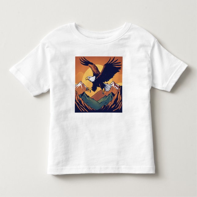 Camiseta Infantil American Sky King (Frente)