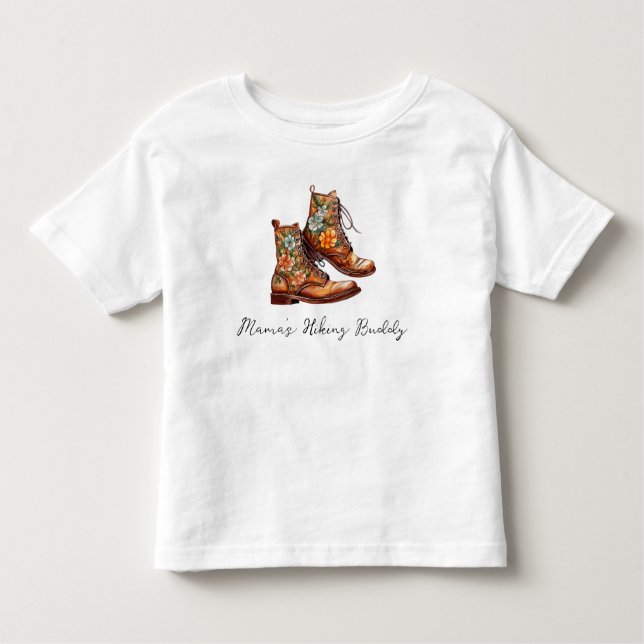 Camiseta Infantil Amigas de caminhada da mamãe (Frente)