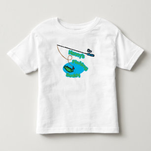 Camiseta Infantil Amigo da pesca do baby-sitter