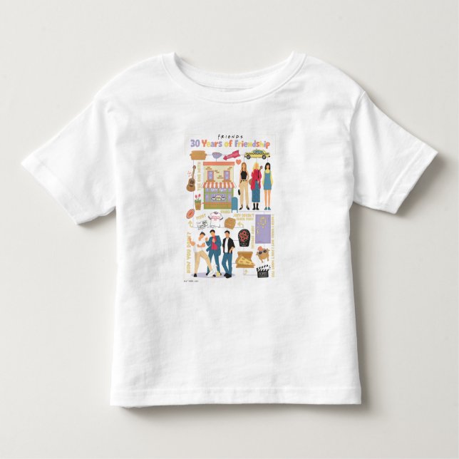 Camiseta Infantil AMIGOS™ | 30 anos de amizade (Frente)