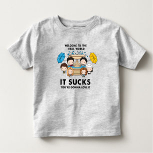 Camiseta Infantil AMIGOS™   Bem-vindo ao Chibi do Mundo Real